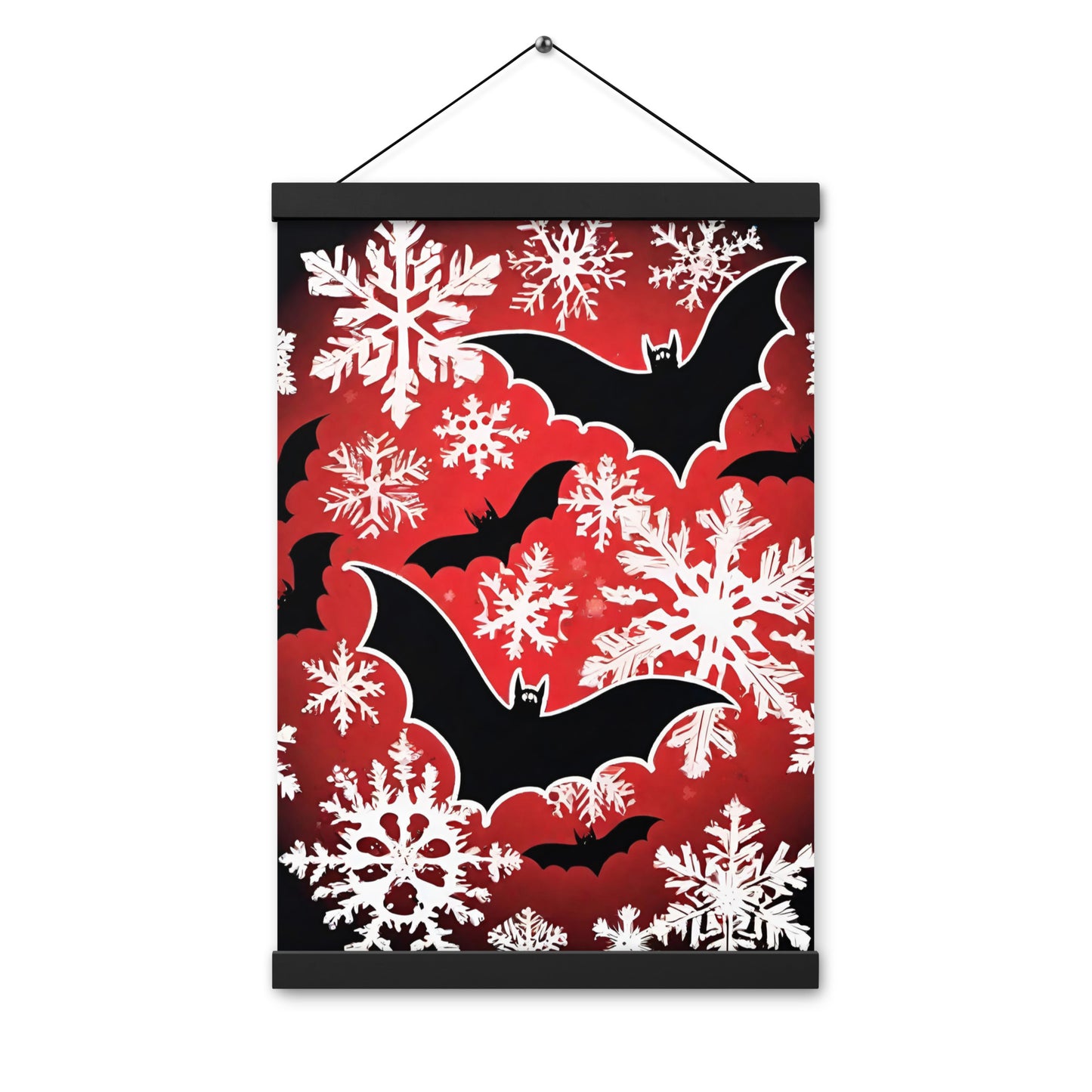 Dark Winter Design Poster with hangers