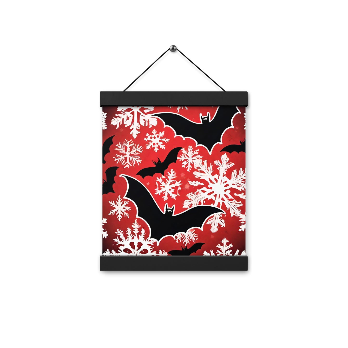 Dark Winter Design Poster with hangers