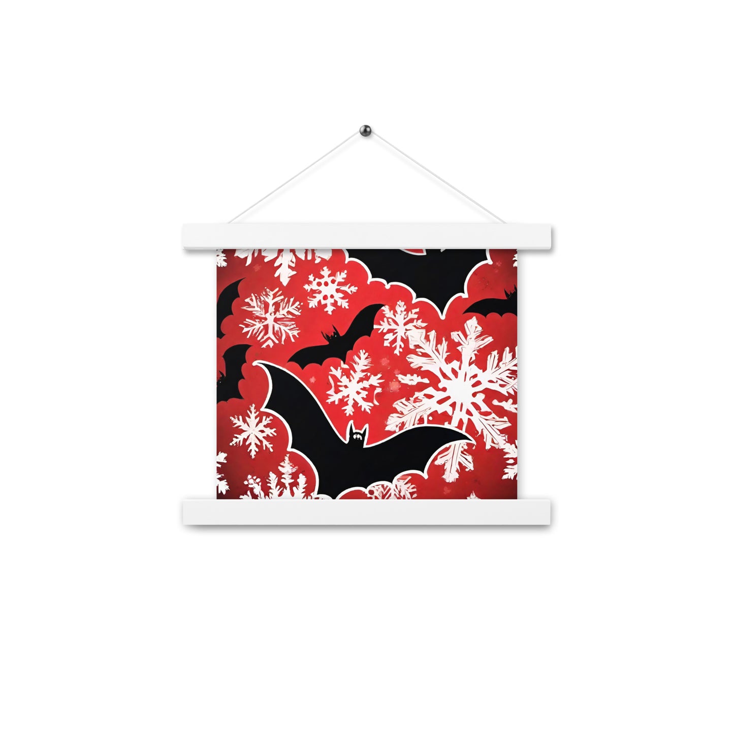 Dark Winter Design Poster with hangers