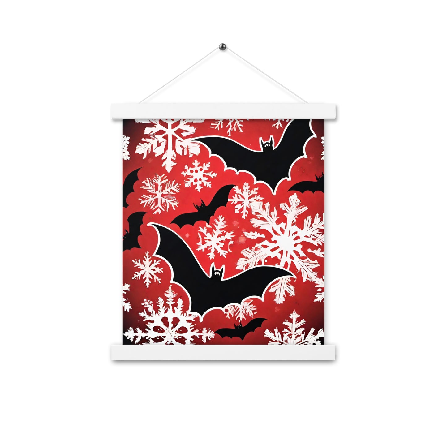 Dark Winter Design Poster with hangers