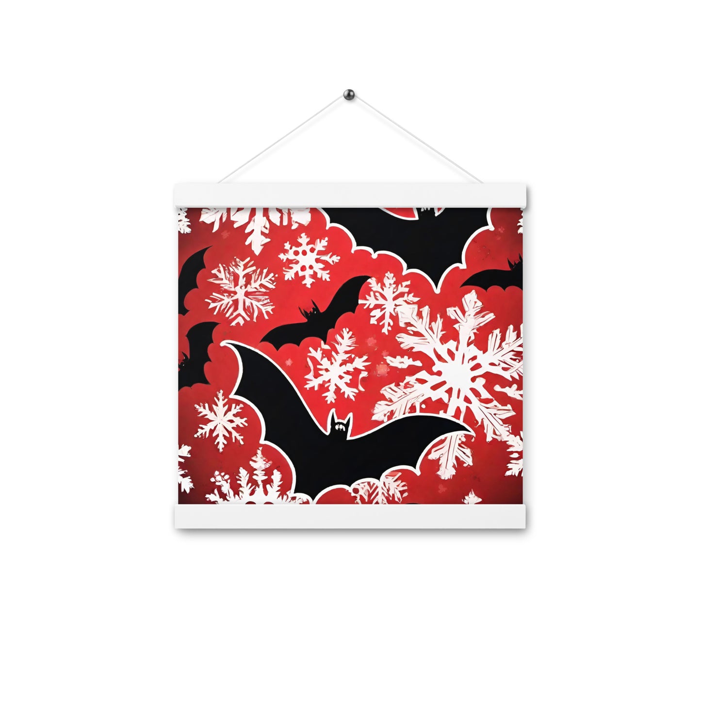 Dark Winter Design Poster with hangers