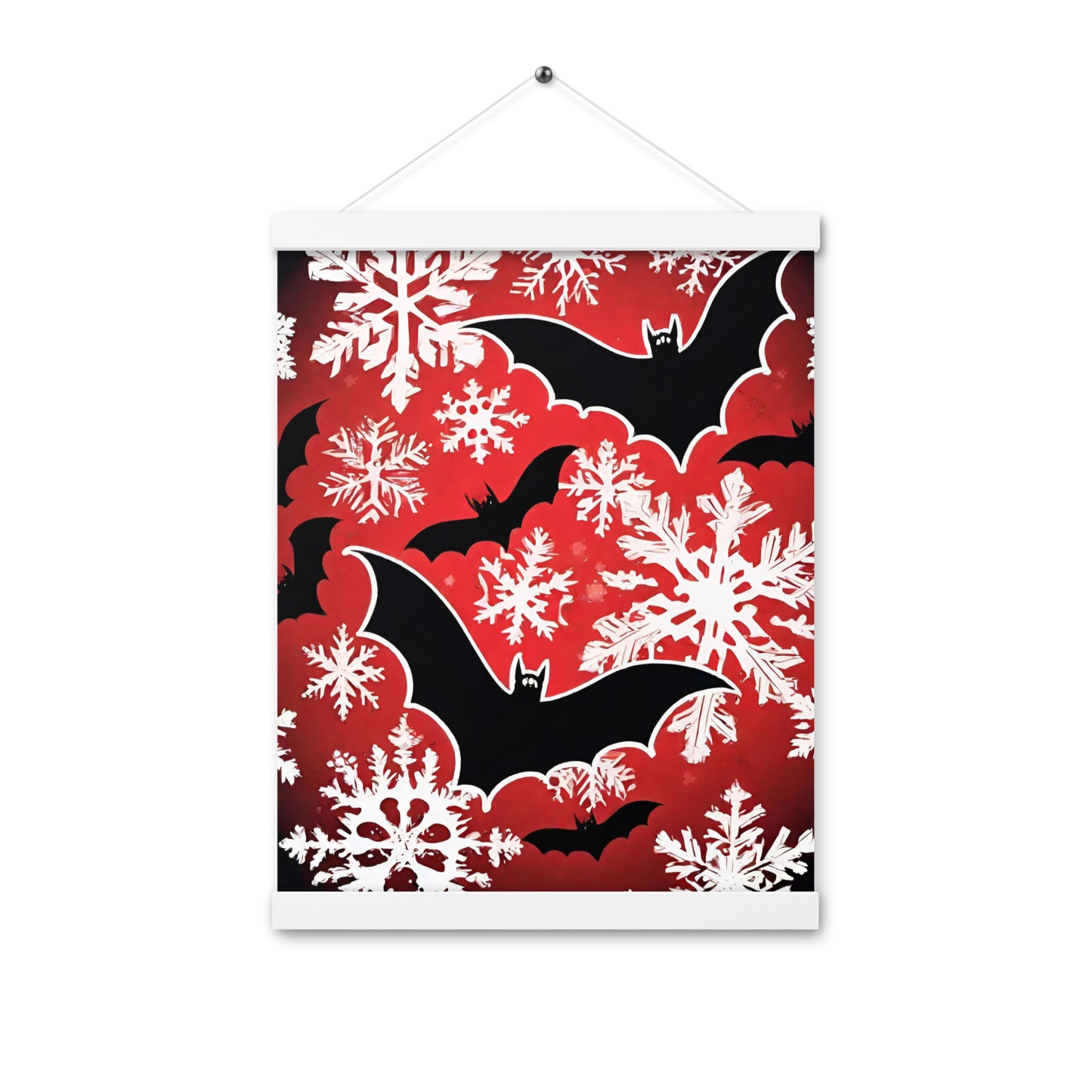 Dark Winter Design Poster with hangers