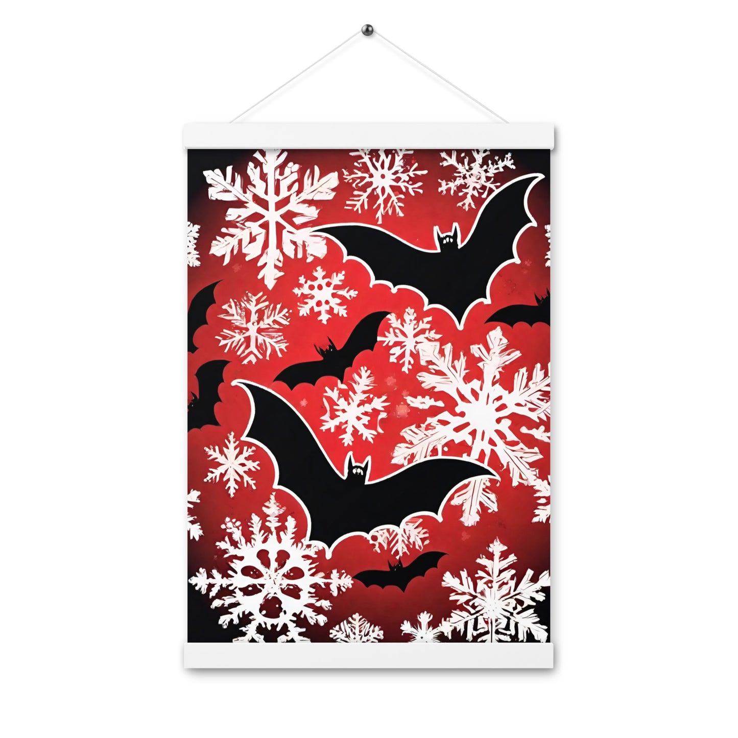 Dark Winter Design Poster with hangers