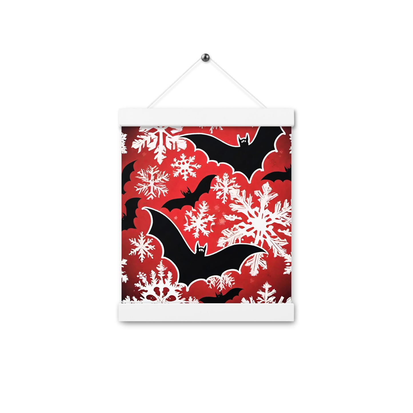 Dark Winter Design Poster with hangers