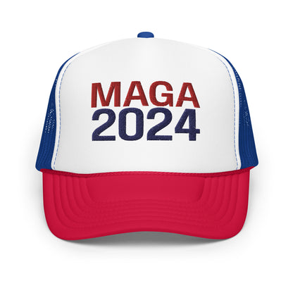 Foam trucker hat Presidential Election 2024 MAGA Trump