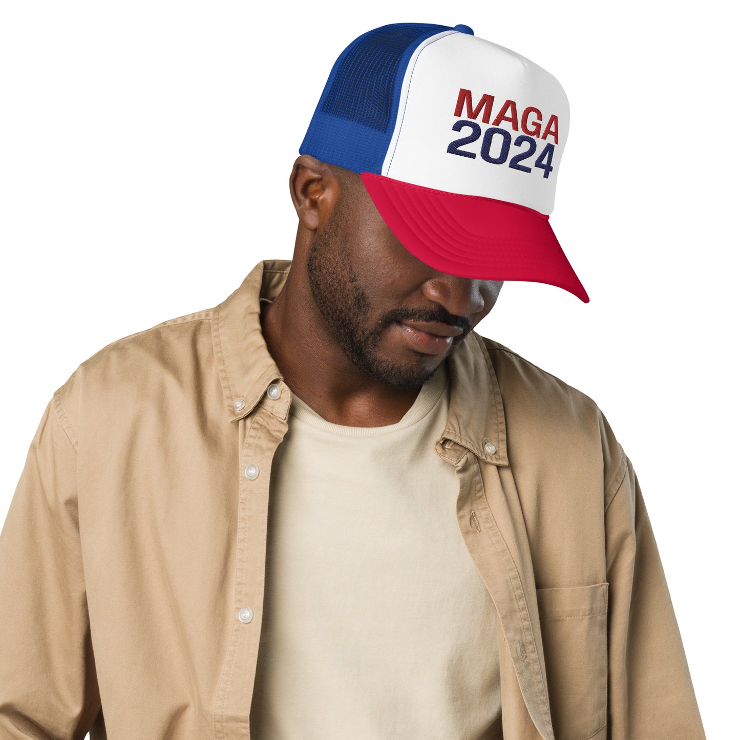 Foam trucker hat Presidential Election 2024 MAGA Trump