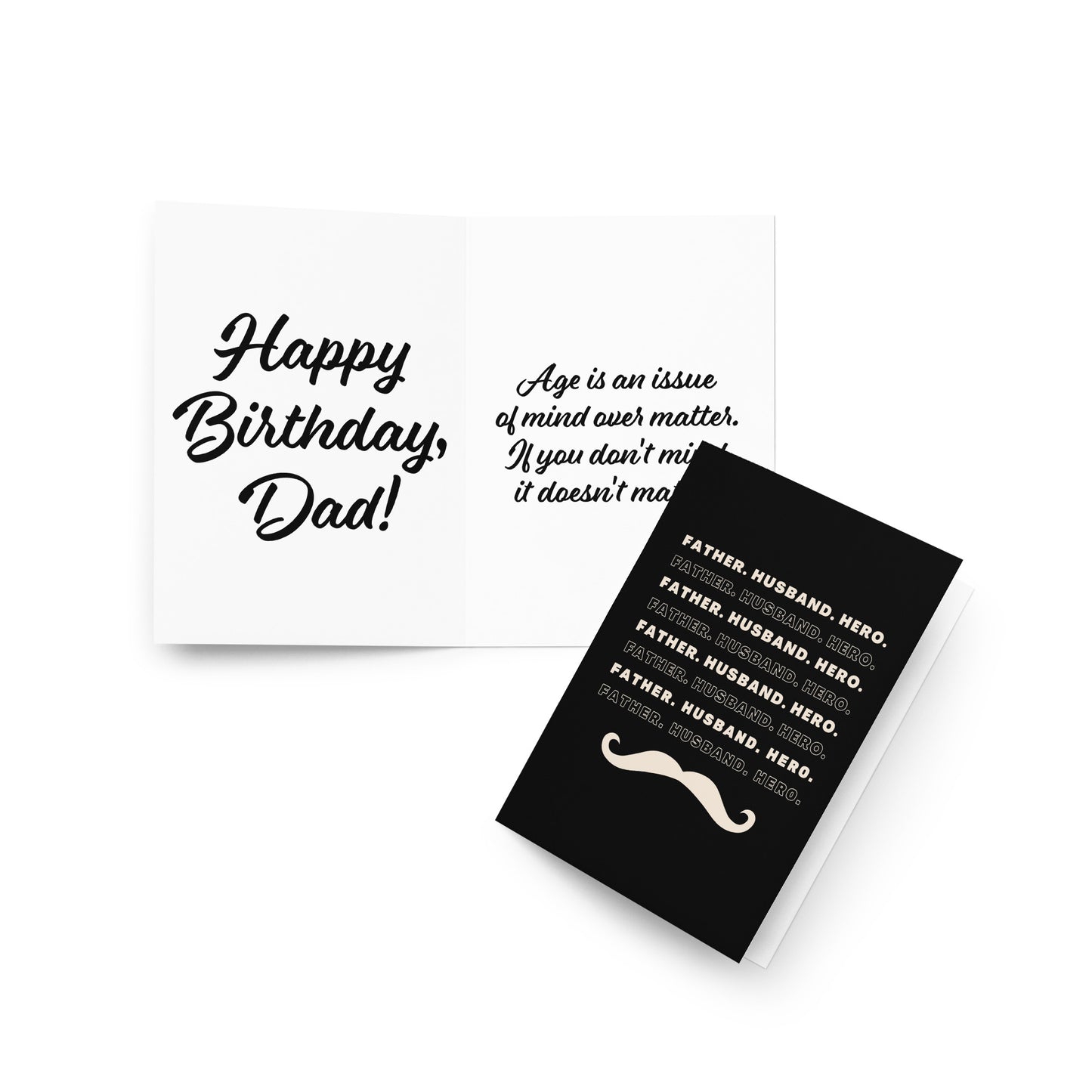 Dad Father Hero Greeting Card Birthday