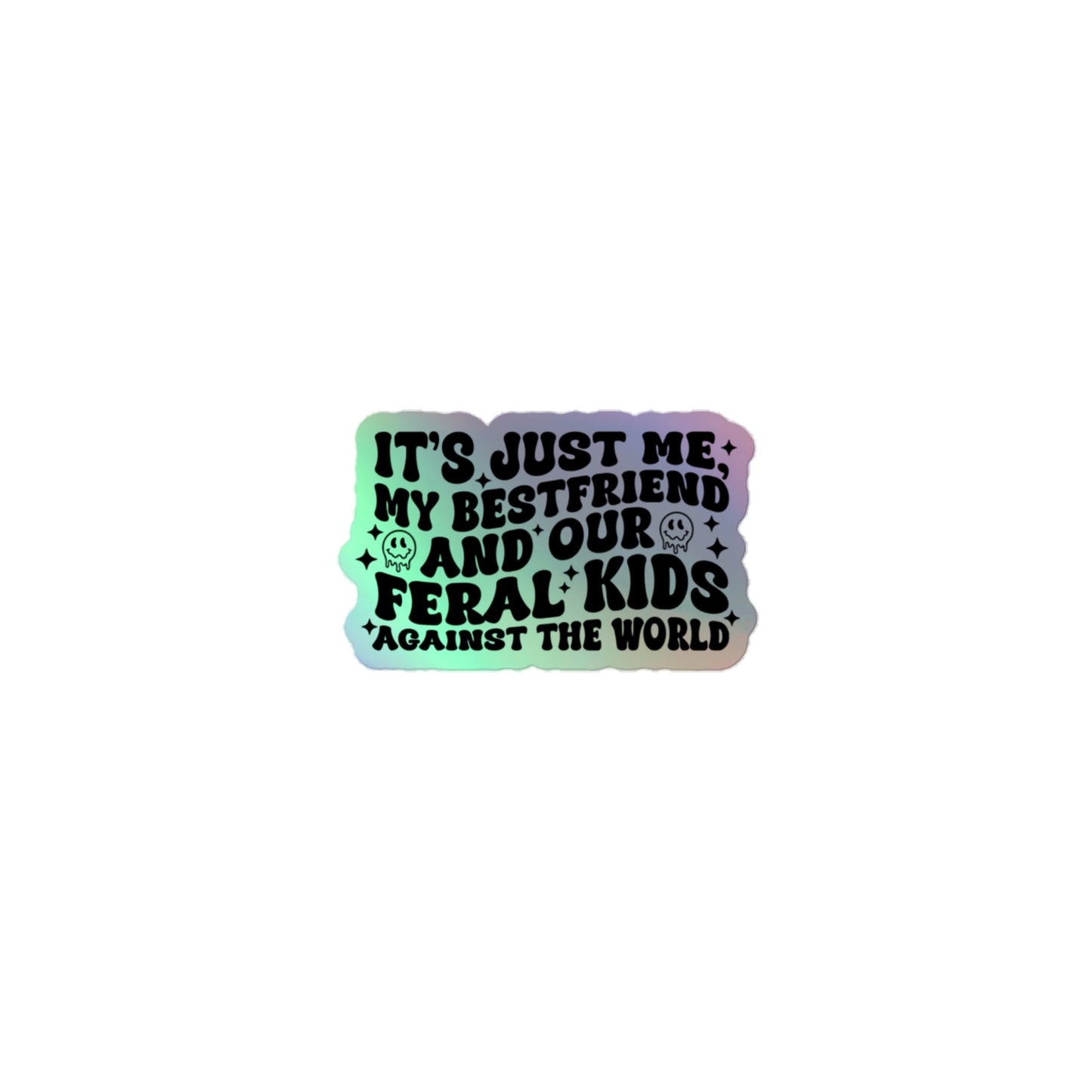 Holographic stickers Bestfriend