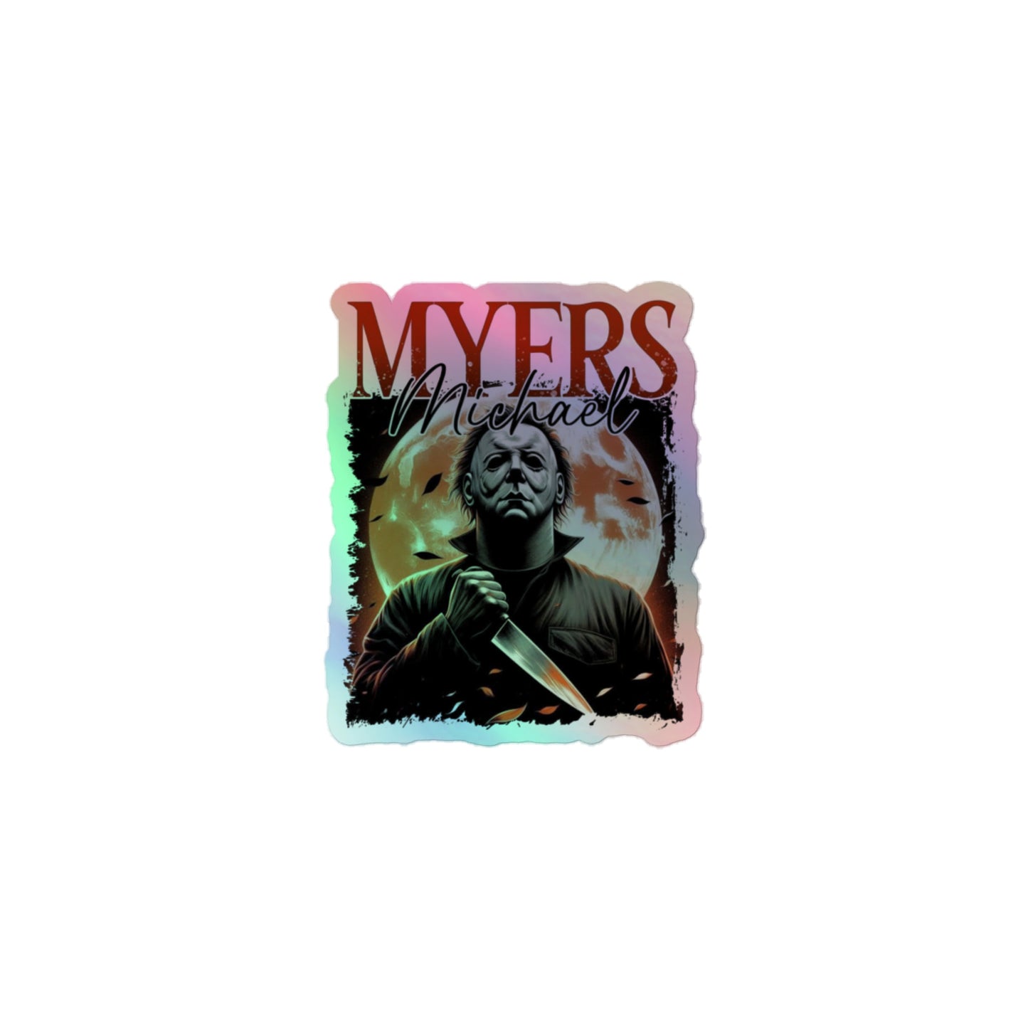 Holographic stickers Michael Myers Halloween