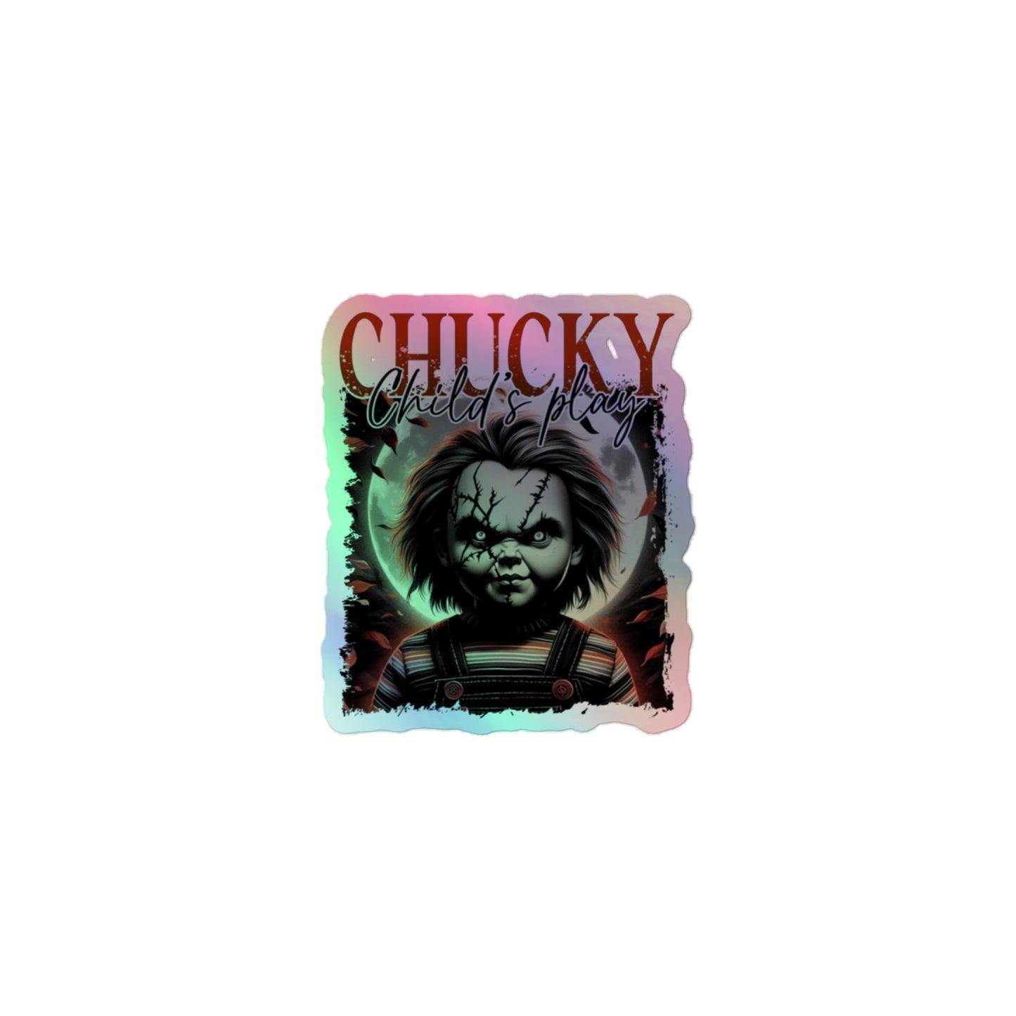 Holographic stickers Chucky Child's Play