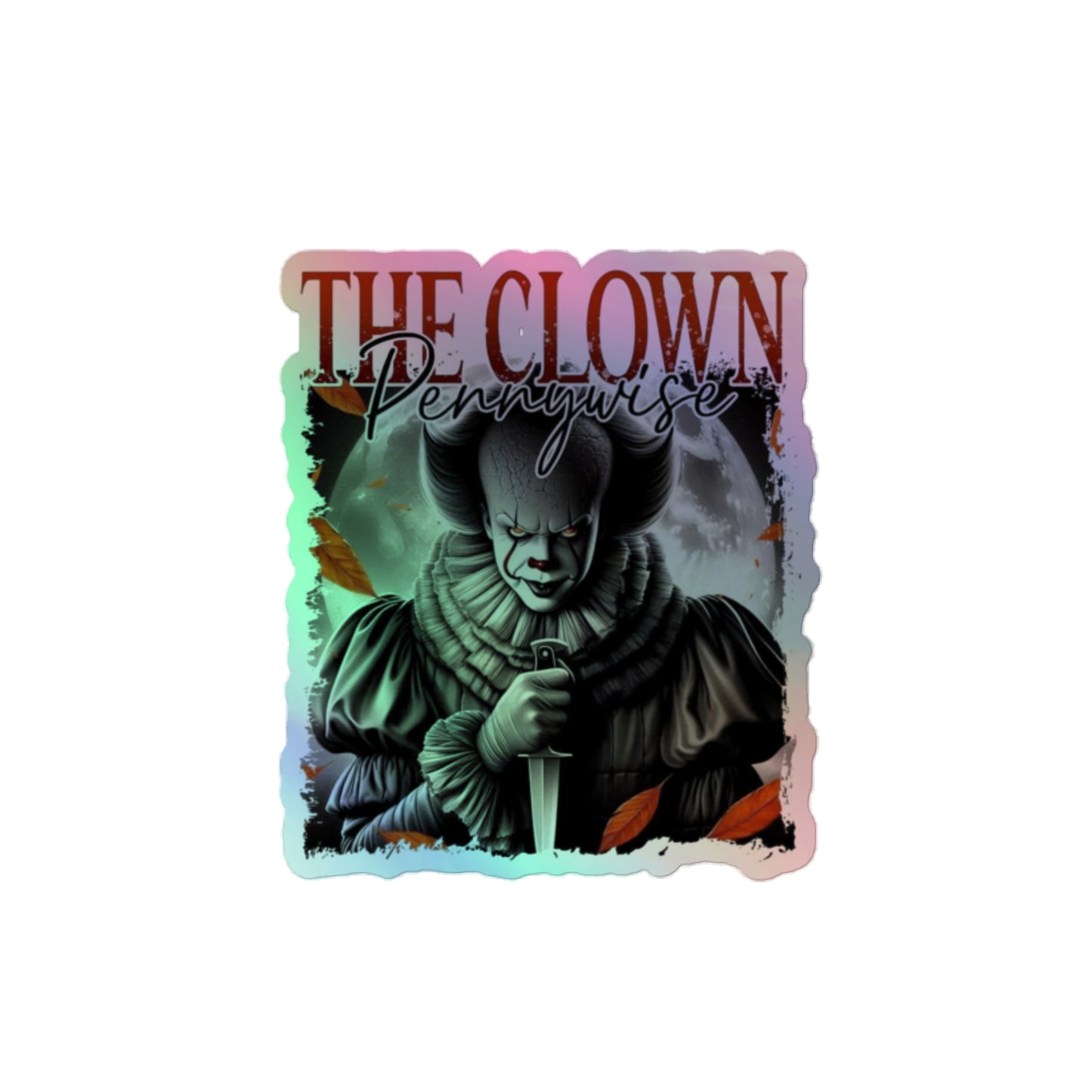 Holographic stickers Pennywise