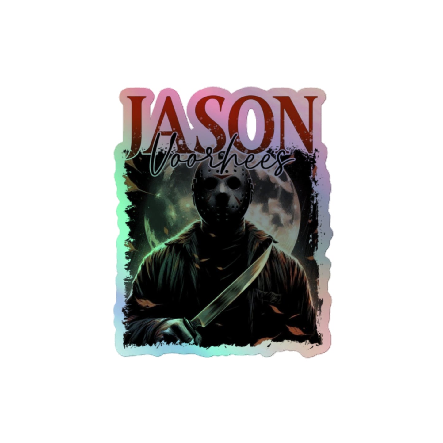 Holographic stickers Jason