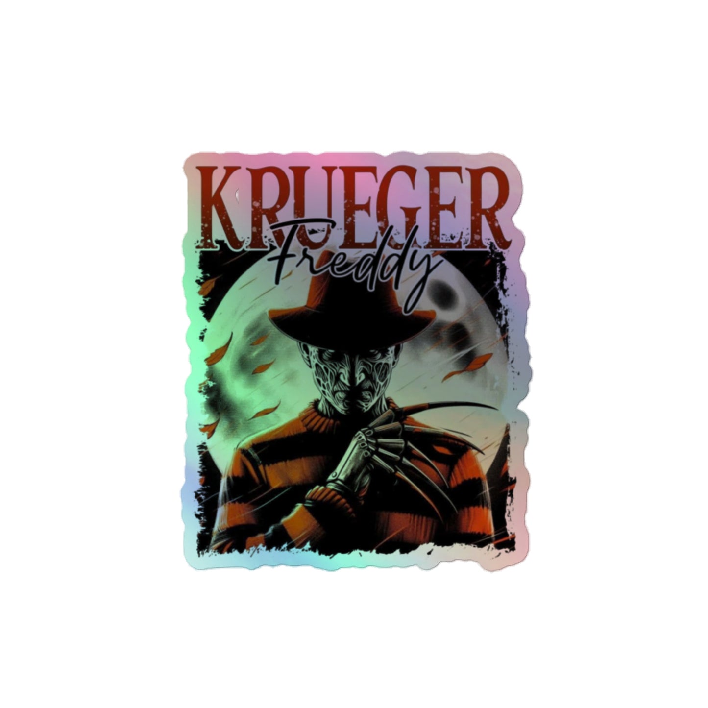 Holographic stickers Freddy Krueger