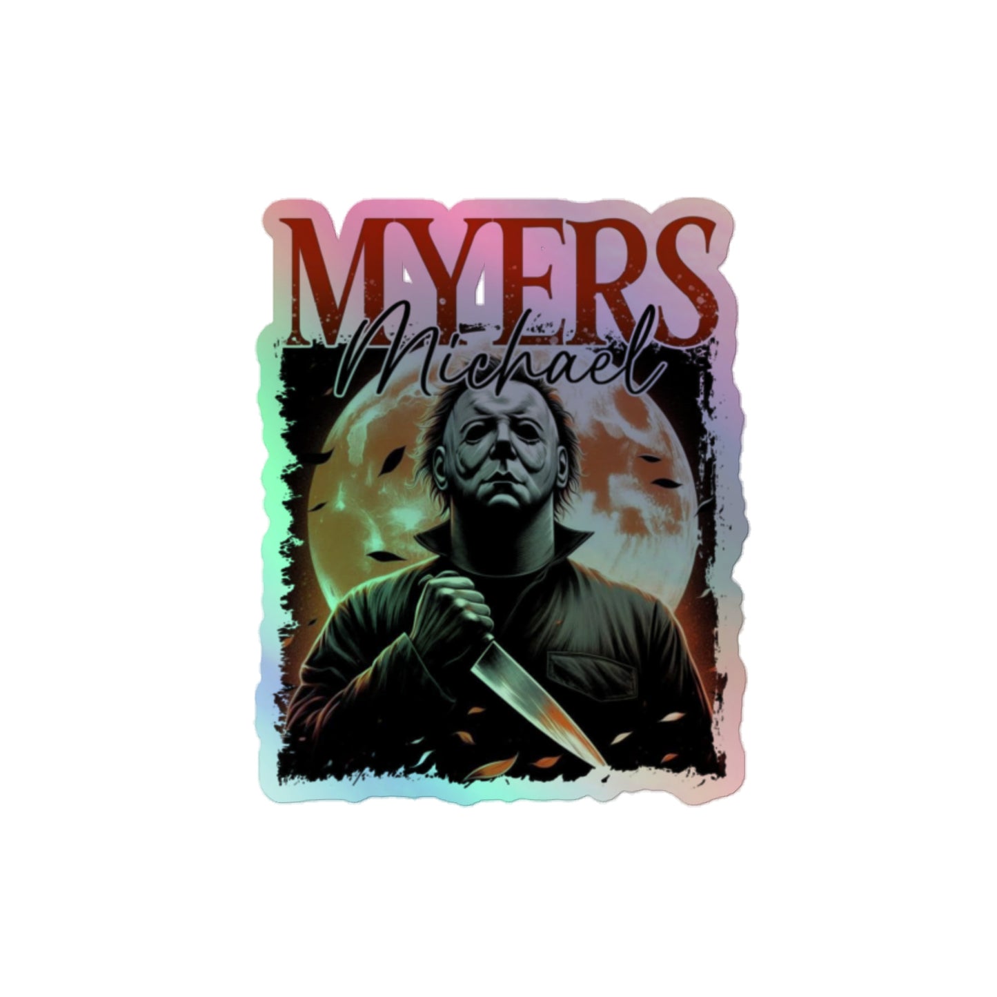 Holographic stickers Michael Myers Halloween