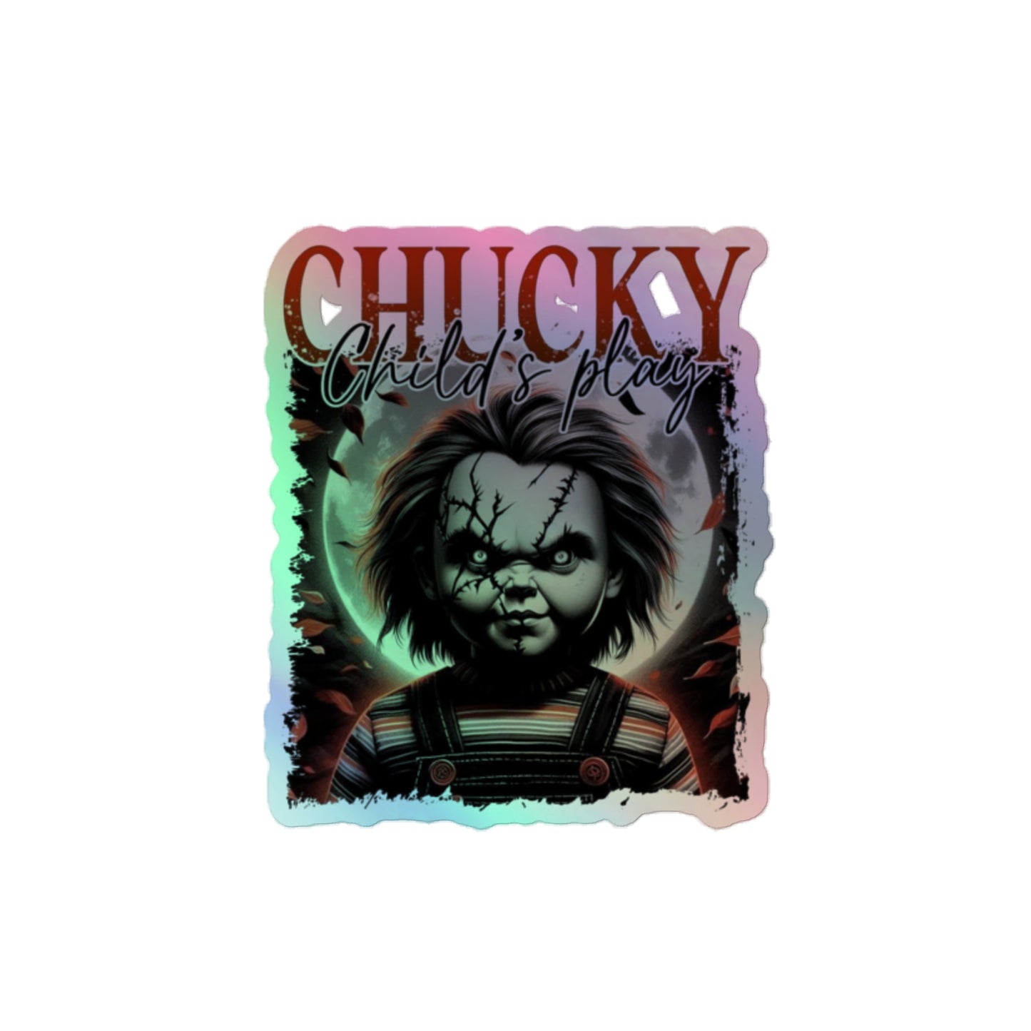 Holographic stickers Chucky Child's Play