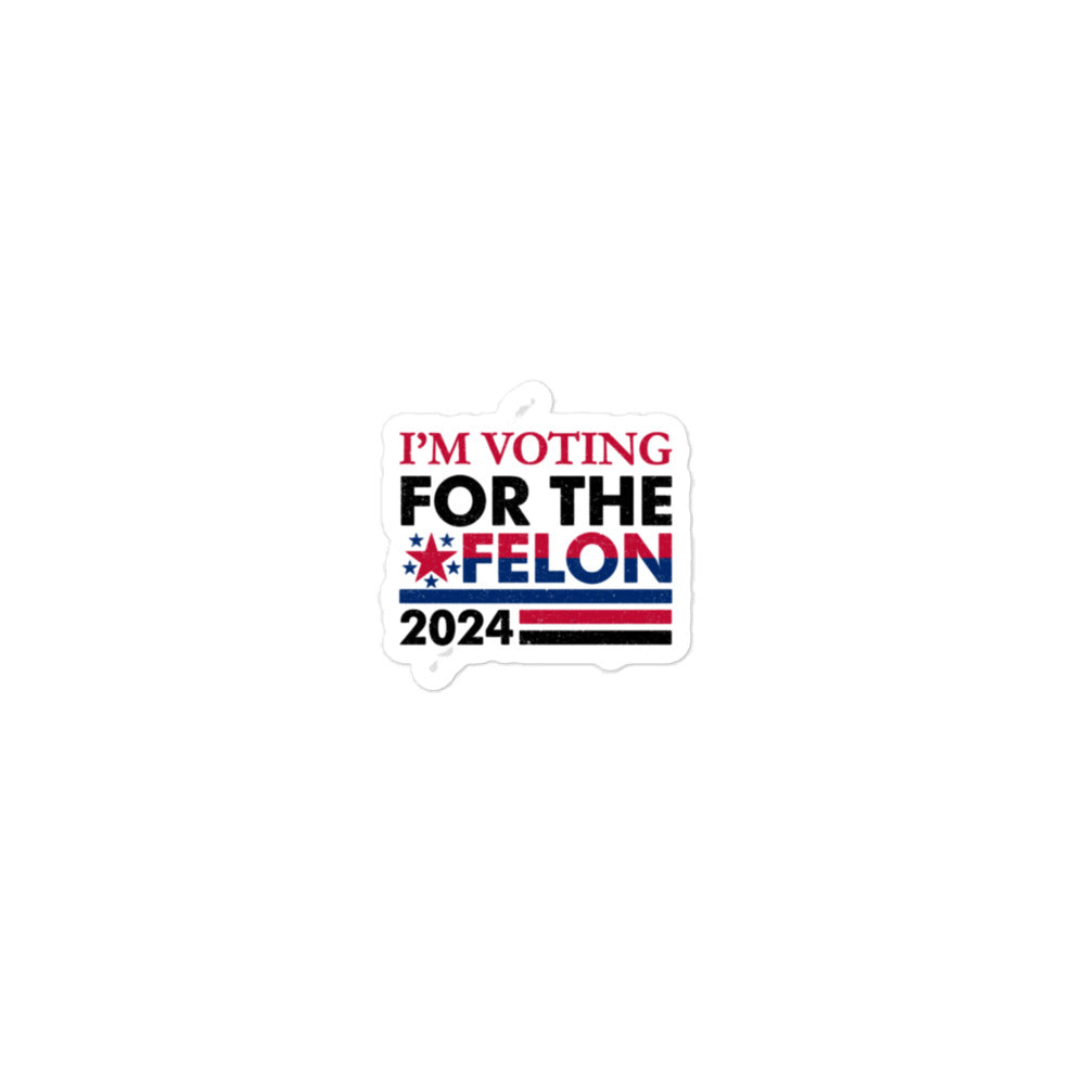 Bubble-free stickers 2024 Election