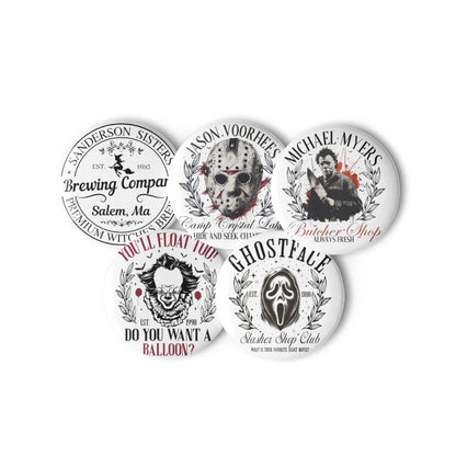 Set of pin buttons Halloween