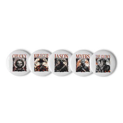 Set of pin buttons Halloween