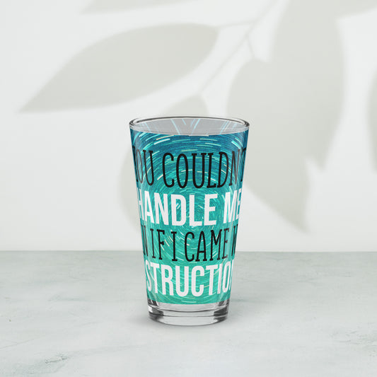 Shaker pint glass