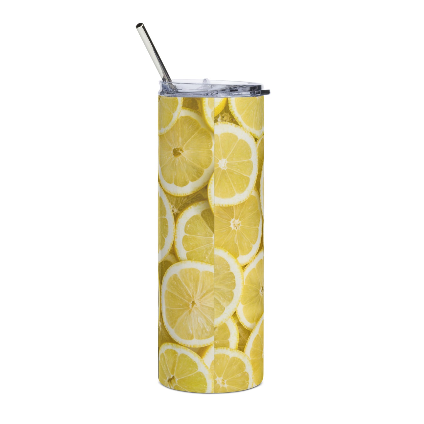 Lemon Stainless Steel Skinny tumbler cup 20 oz