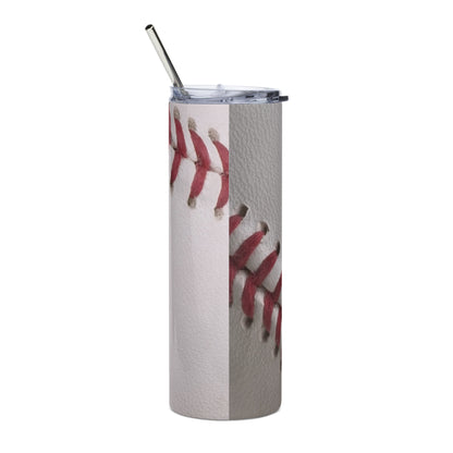 Baseball Design Stainless Steel Skinny Tumbler Cups 20 oz