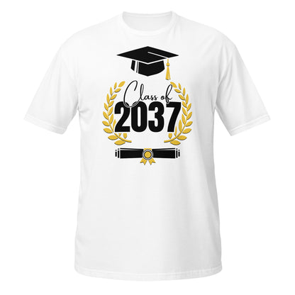 Short-Sleeve Unisex T-Shirt Class of 2037 Graduation