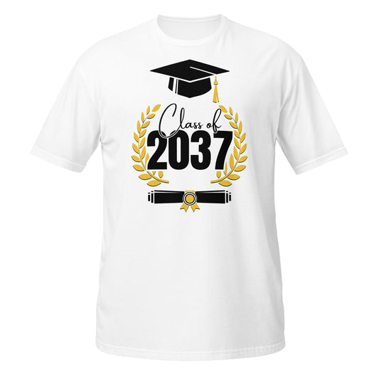 Short-Sleeve Unisex T-Shirt Class of 2037 Graduation