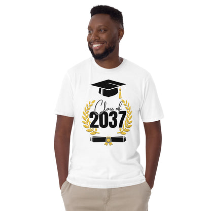 Short-Sleeve Unisex T-Shirt Class of 2037 Graduation