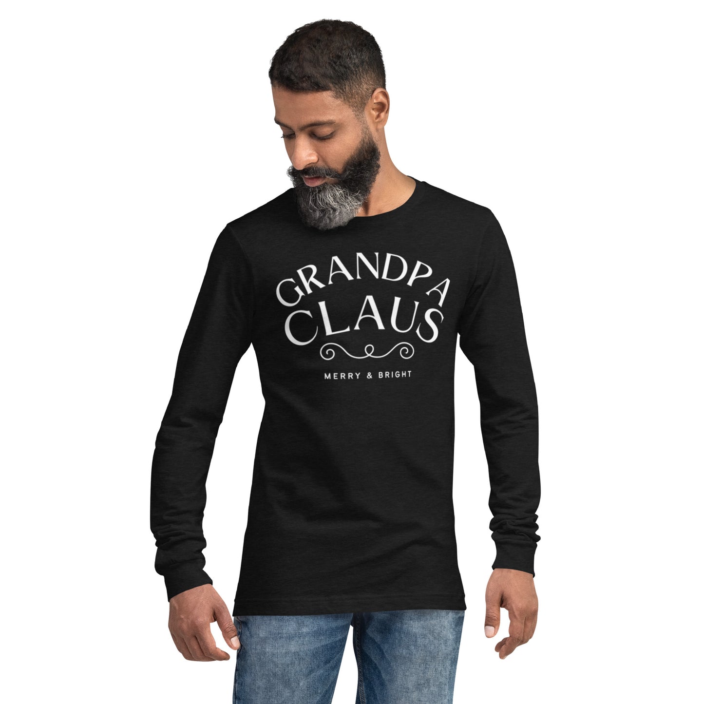 Grandpa Matching Family Unisex Long Sleeve Holiday Tee