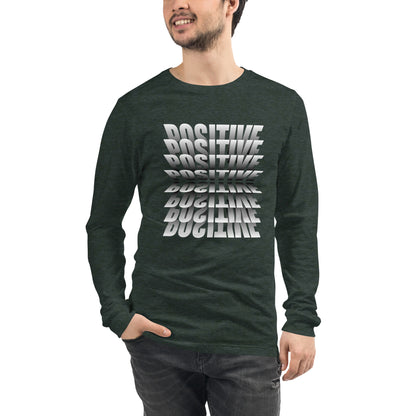 Unisex Long Sleeve Positive Tee Shirt Unisex Clothing Men's Apparel Women's Apparel