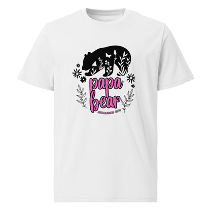 Pink Papa Bear 2024Unisex organic cotton t-shirt