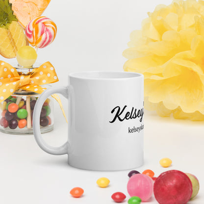 Kelsey's Korner White Glossy Mug