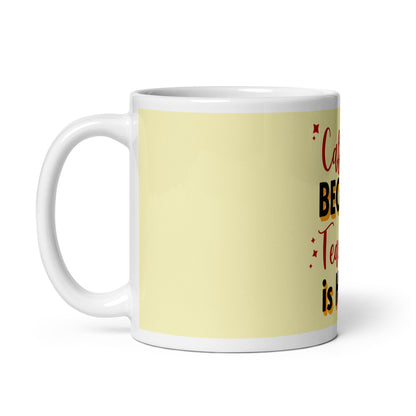 Teachers White Glossy Mug