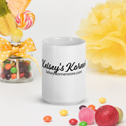 Kelsey's Korner White Glossy Mug