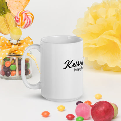 Kelsey's Korner White Glossy Mug