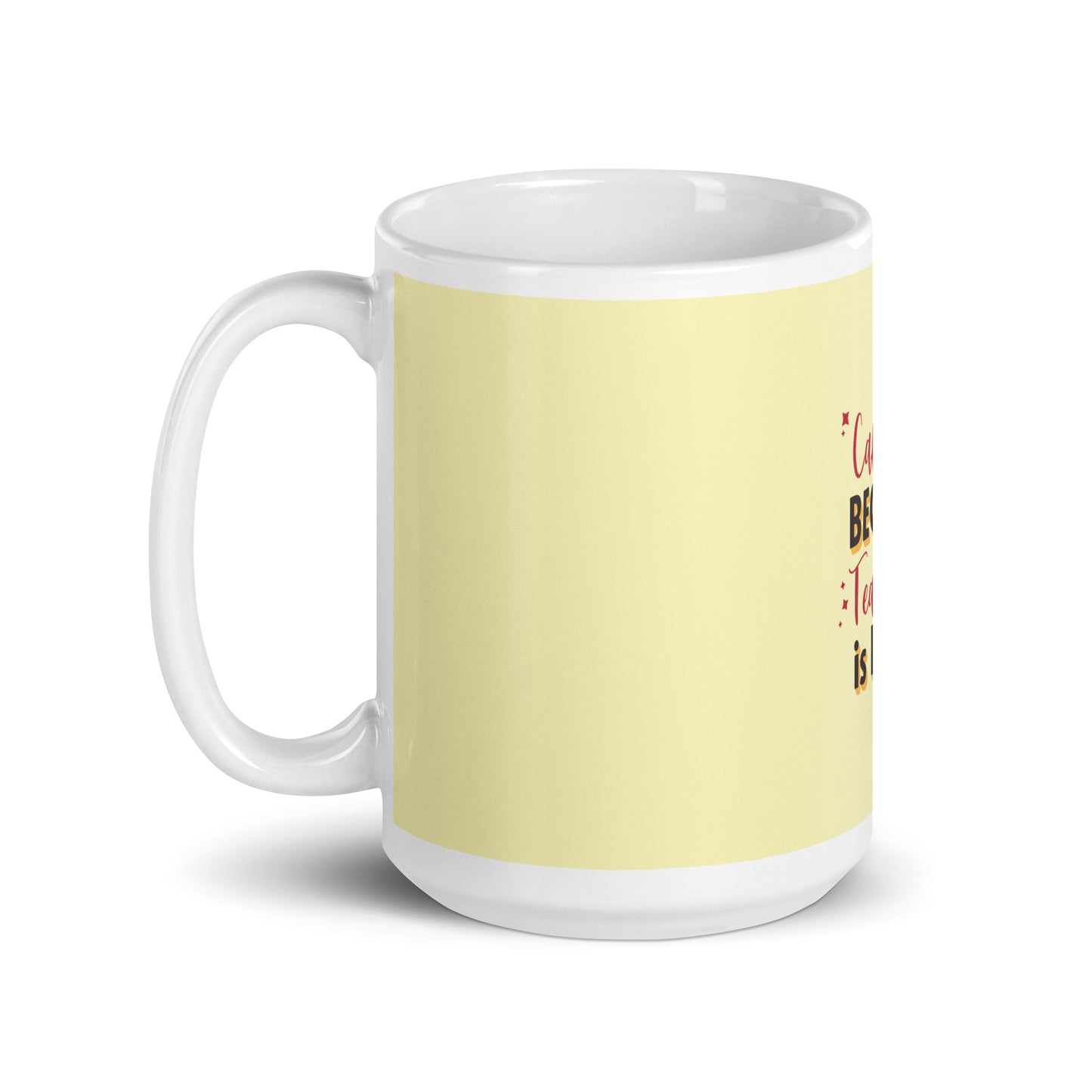 Teachers White Glossy Mug