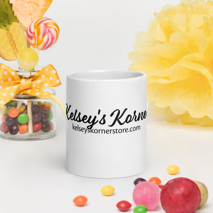 Kelsey's Korner White Glossy Mug