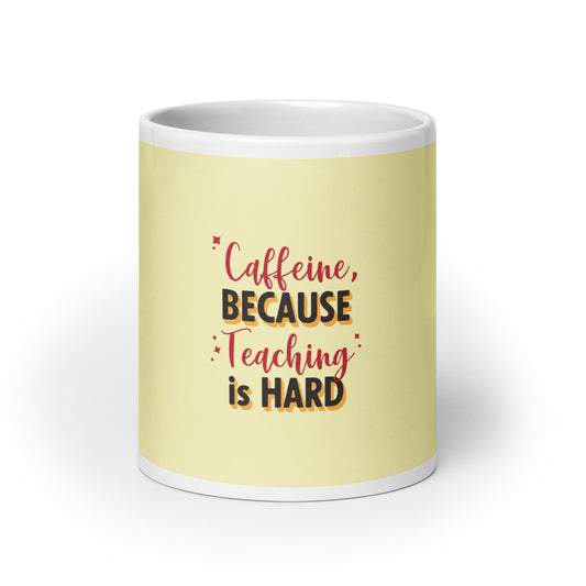 Teachers White Glossy Mug