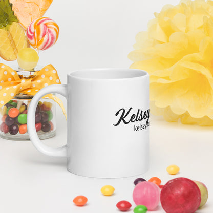 Kelsey's Korner White Glossy Mug