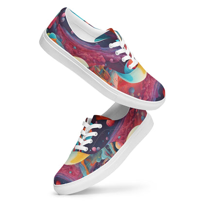 Fantasy Land Women’s lace-up canvas shoes Kelsey's Korner Designed