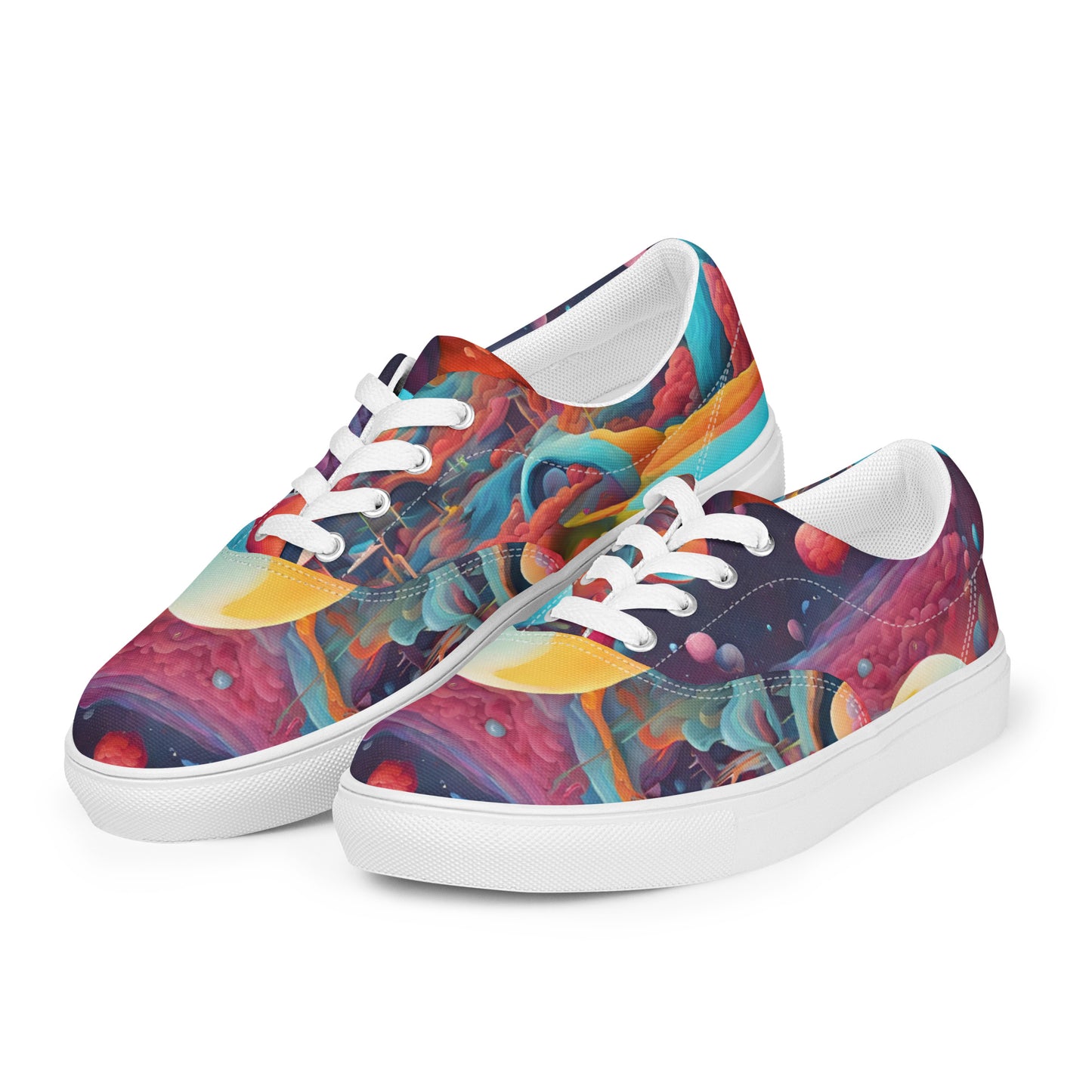 Fantasy Land Women’s lace-up canvas shoes Kelsey's Korner Designed