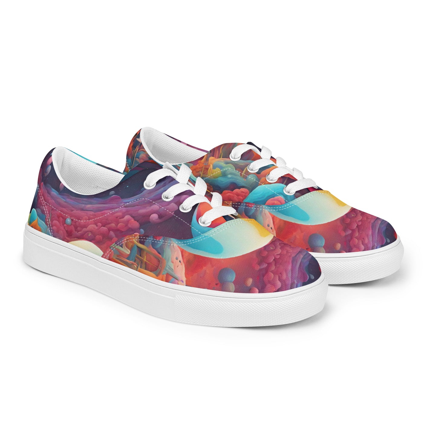 Fantasy Land Women’s lace-up canvas shoes Kelsey's Korner Designed