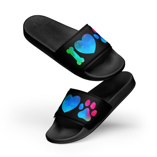 Colorful Paws Women's slides