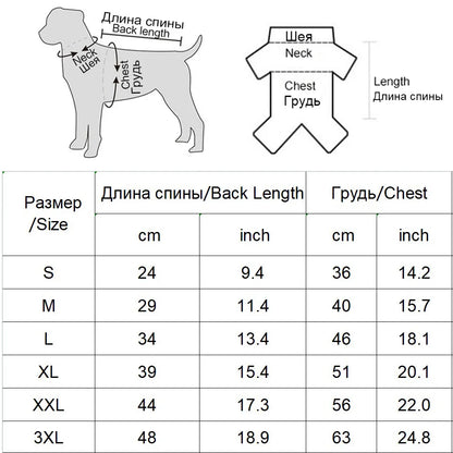 Autumn Winter Pet Dog Waterproof Warm Coat Cotton Hooded Jacket The Dog Face Small Dogs Cat Reflective Pet Clothes Winter Coat