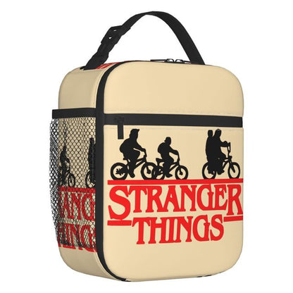 Stranger Things TV Show Insulated Lunch Bag for Women Portable The Upside Down World Cooler Thermal Bento Box Beach Camp Travel