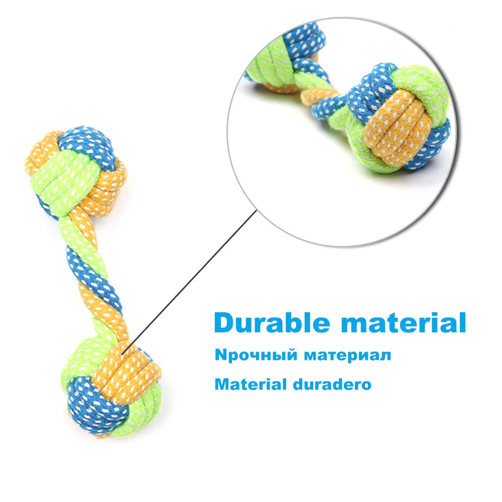 Pet Dog Toys for Large Small Dogs Toy Interactive Cotton Rope Mini Dog Toys Ball for Dogs Accessories Toothbrush Chew Puppy Toy