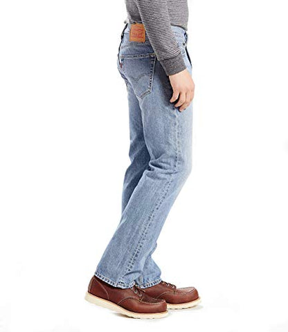 Levi's Men's 505 Regular Fit Jeans (Also Available in Big & Tall), Medium Stonewash, 34W x 32L