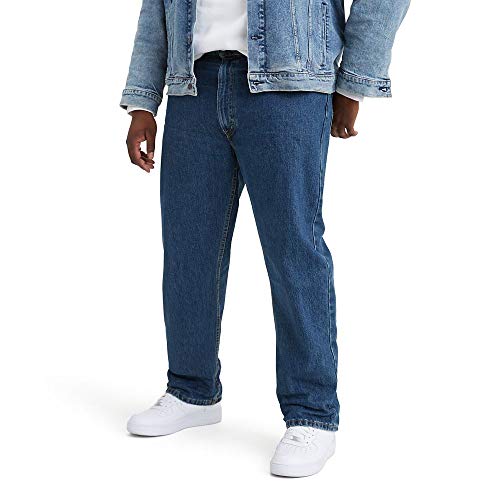 Levi's Men's 505 Regular Fit Jeans (Also Available in Big & Tall), Medium Stonewash, 34W x 32L