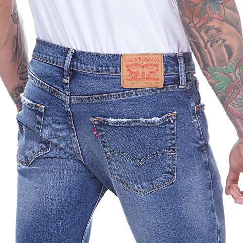 Levi's Men's 505 Regular Fit Jeans (Also Available in Big & Tall), Medium Stonewash, 34W x 32L